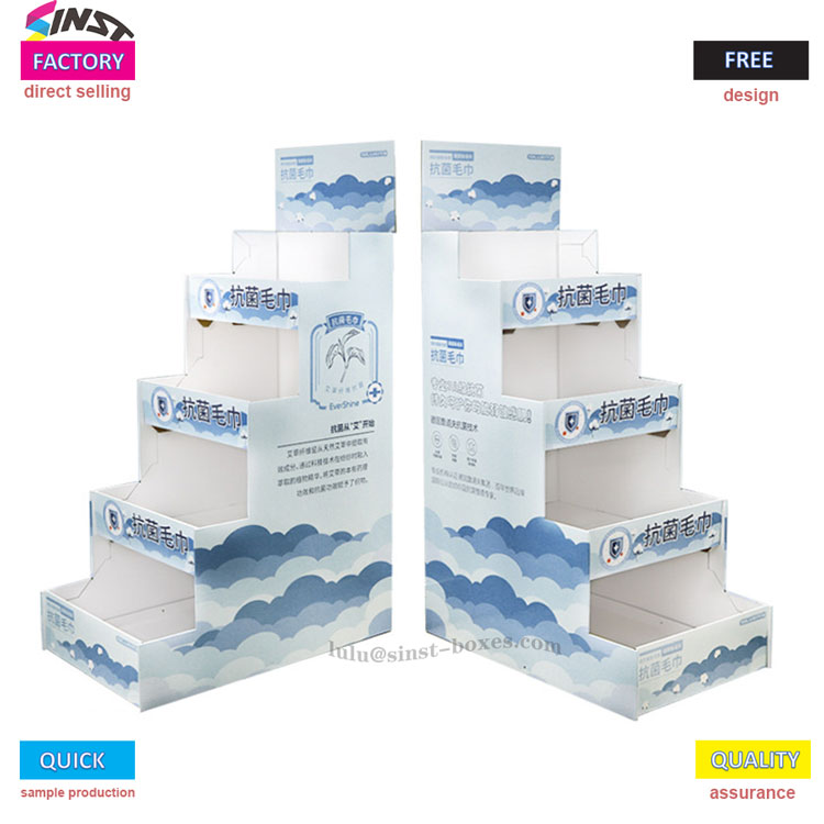 Как може картонената стойка да говори с кърпите на рафта?