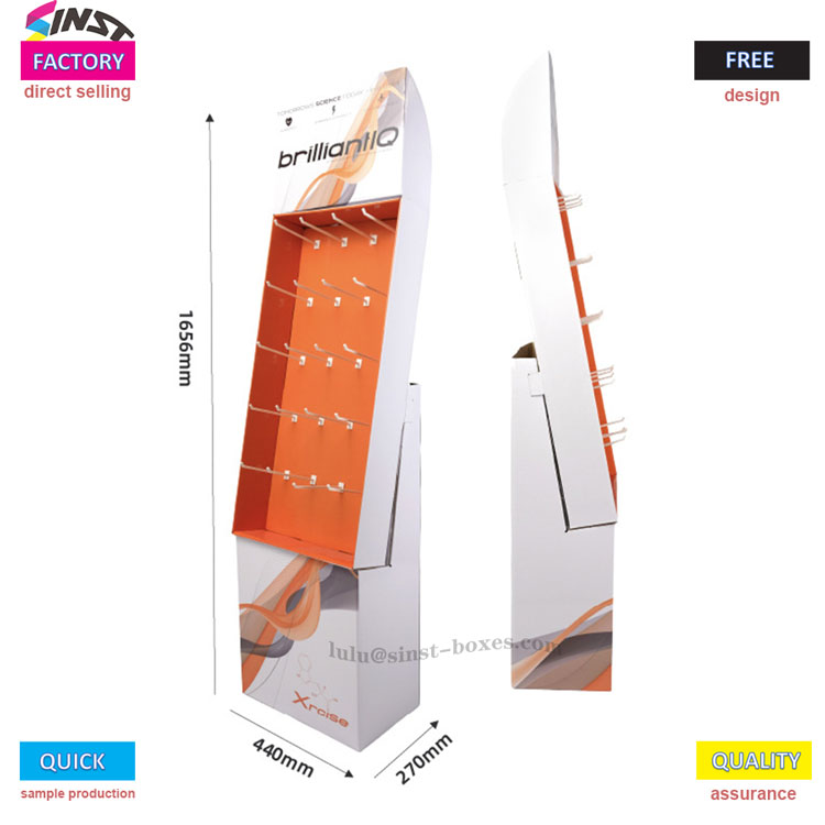 Картонена стойка за дисплей с кука за мишка